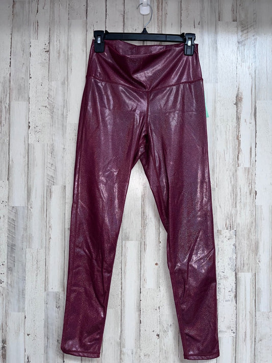 MAROON MONO B SHIMMER LEGGINGS, LADIES M