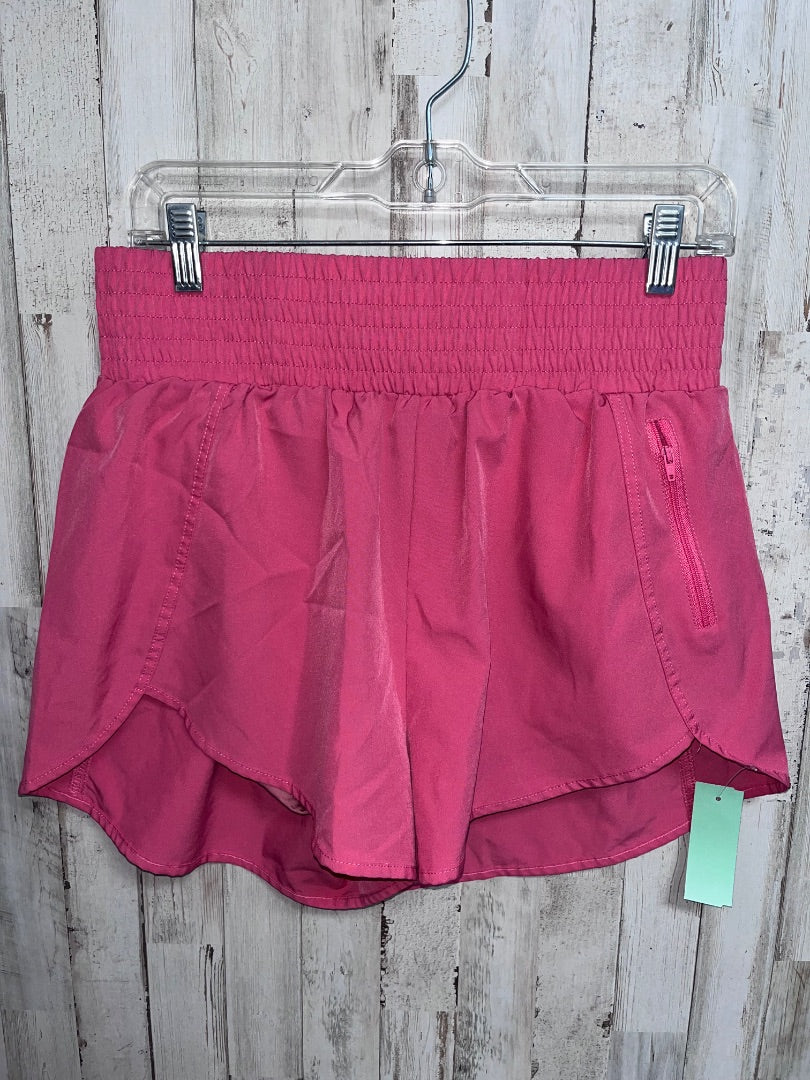 PINK  DRY FIT SHORTS, LADIES L