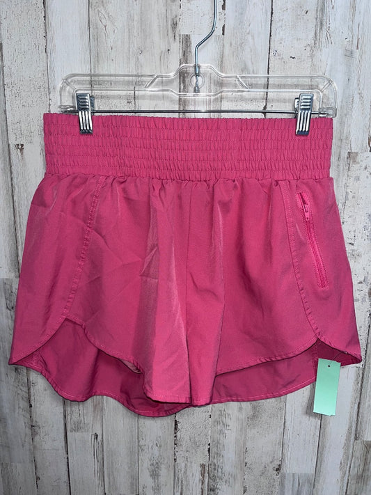 PINK  DRY FIT SHORTS, LADIES L
