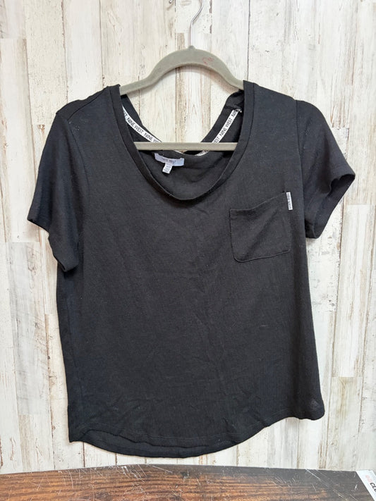 BLACK NINE WEST KNIT POCKET TOP, LADIES M