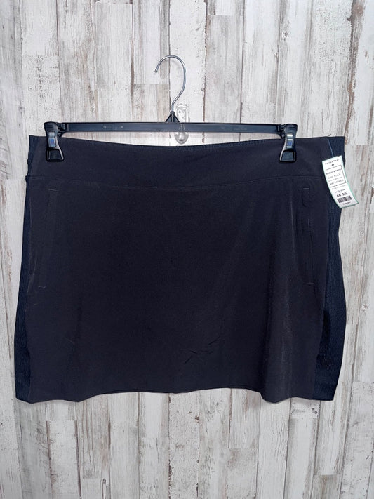 BLACK MEMBERS MARK STRETCH SKORT, LADIES XL