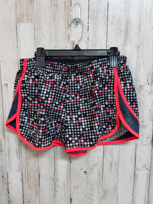 BLACK/PINK UNDER ARMOUR POLKA DOT SHORTS, LADIES S
