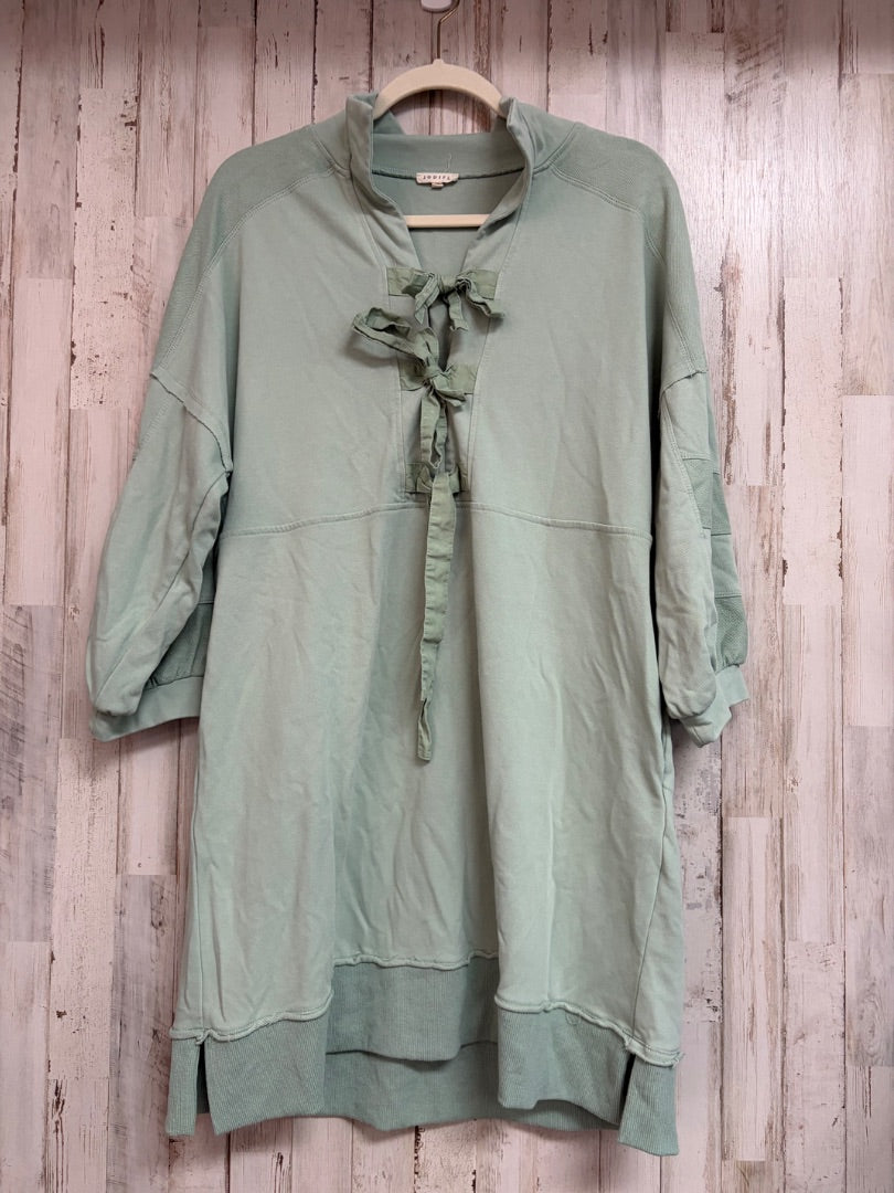 SAGE JODIFL BOW SWEATSHIRT DRESS, LADIES M