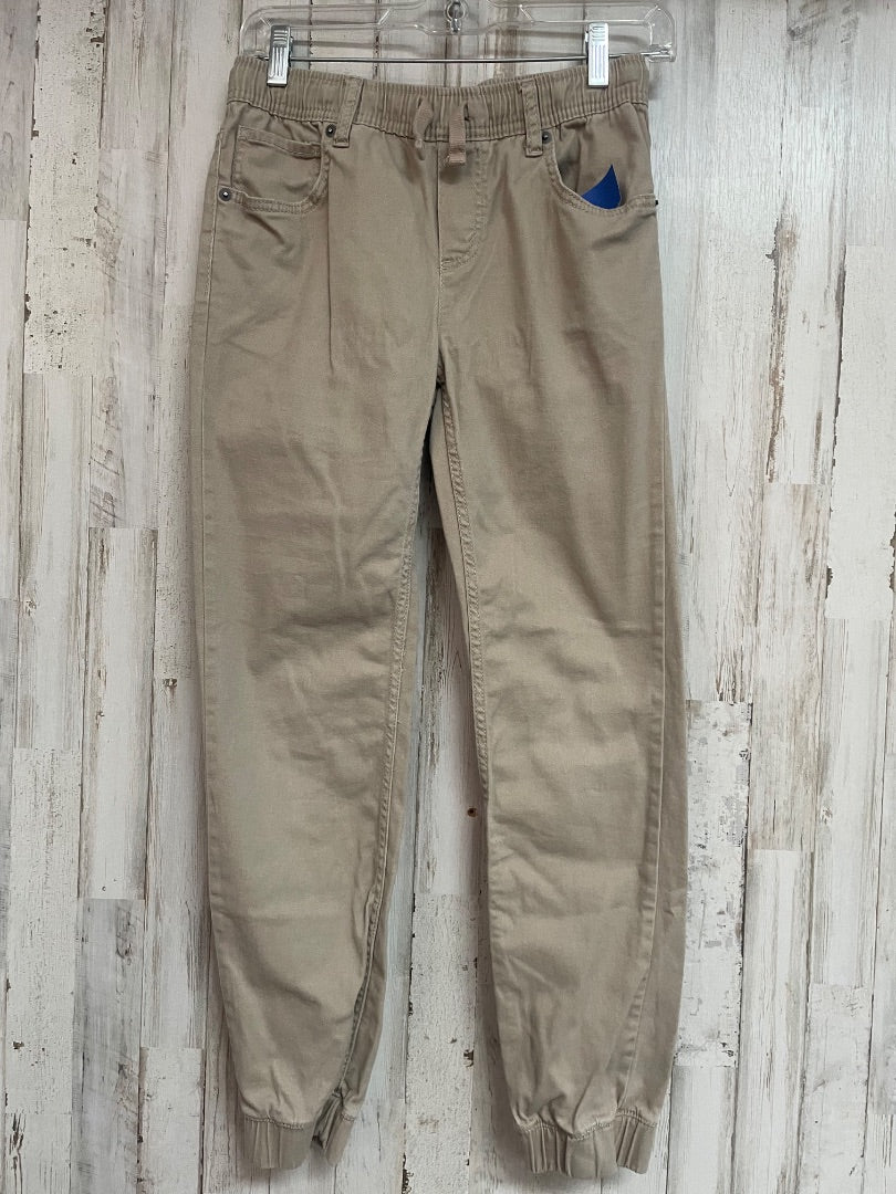 TAN LEVIS PULL ON KHAKI JOGGERS, BOY 10/12