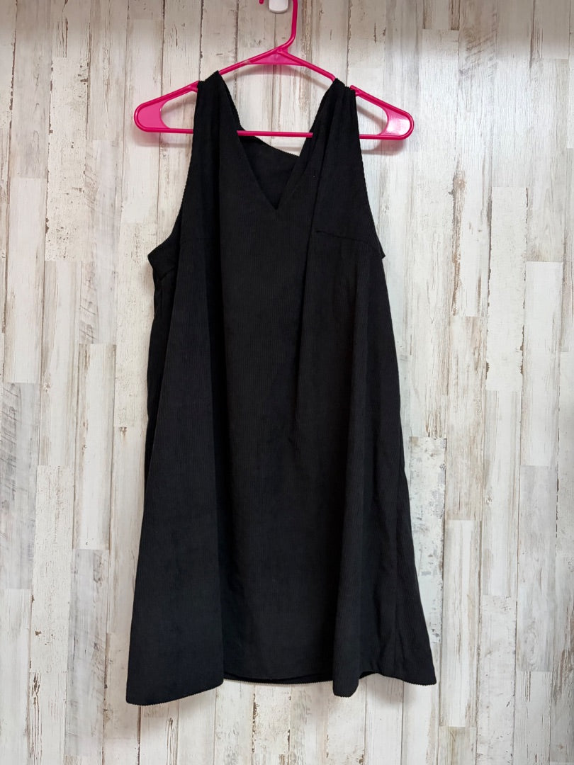 BLACK SHEIN CURDOROY DRESS, LADIES XL