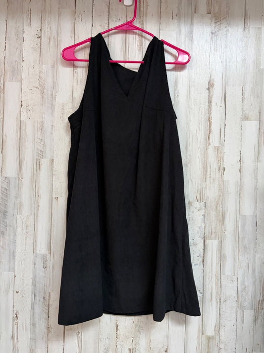 BLACK SHEIN CURDOROY DRESS, LADIES XL
