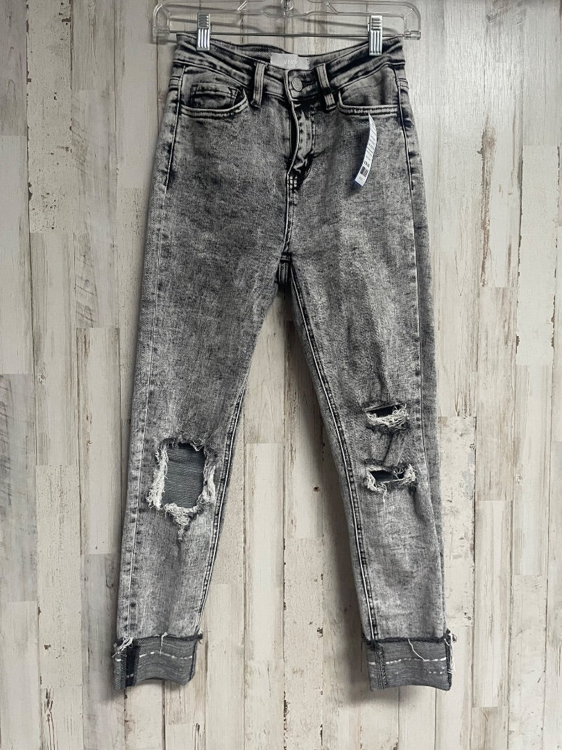 BLACK VERVET SZ24 AVID WASH SKINNIES, LADIES XS