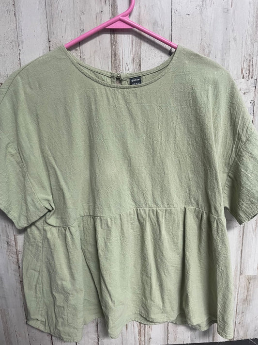 SAGE SHEIN TEXTURED TIER TOP, LADIES M