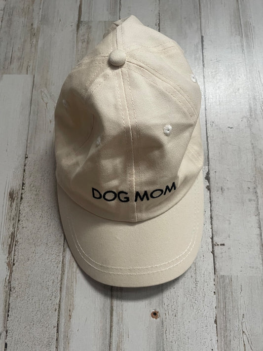 CREAM  DOG MOM CAP