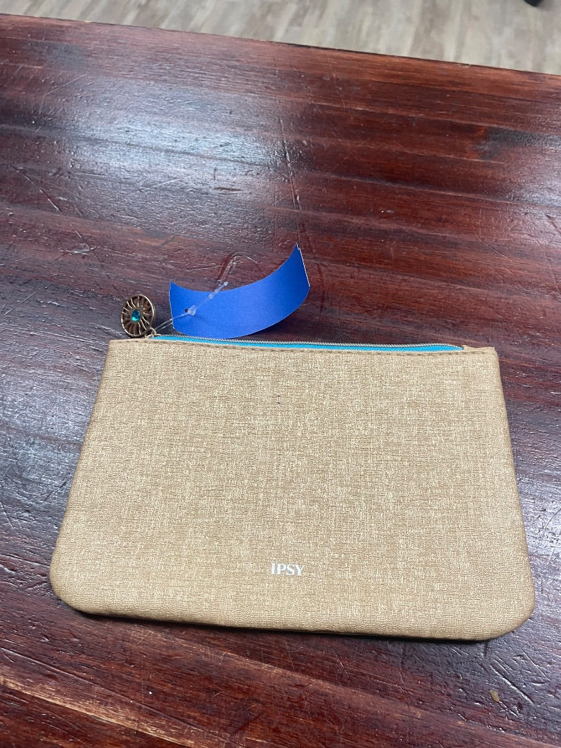 gold ipsy small bag