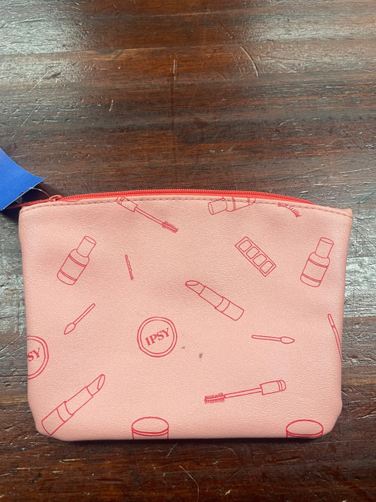 pink ipsy makeup bag