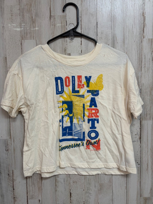 BEIGE OLD NAVY DOLLY PARTON TEE, LADIES S