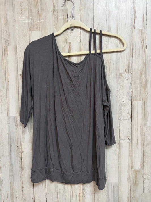 GREY FASHION APPAREL ONE SHOULDER TOP, LADIES S
