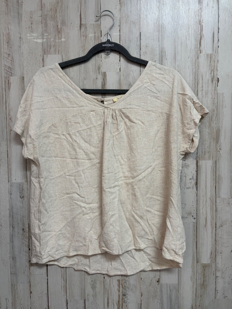 BEIGE KORI LINEN TOP, LADIES S