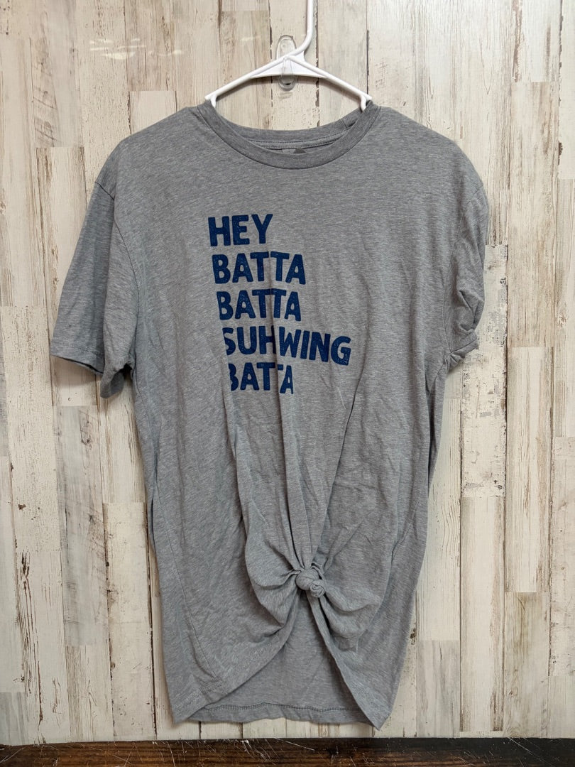 GREY NEXT LEVEL BATTER BATTER TEE, LADIES M