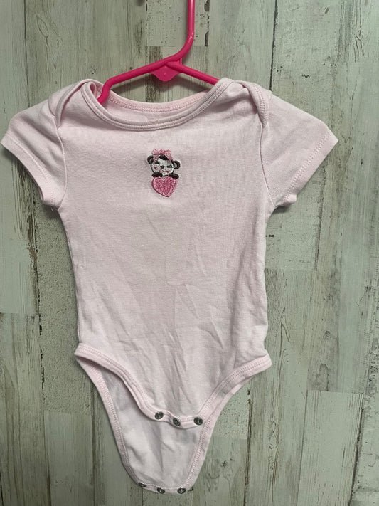 PINK LITTLE ME MONKEY ONESIE, GIRL 9M