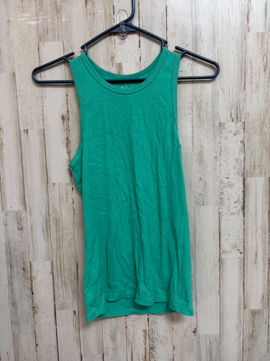 TEAL NO BOUNDARIES RIBBED TANK, LADIES M