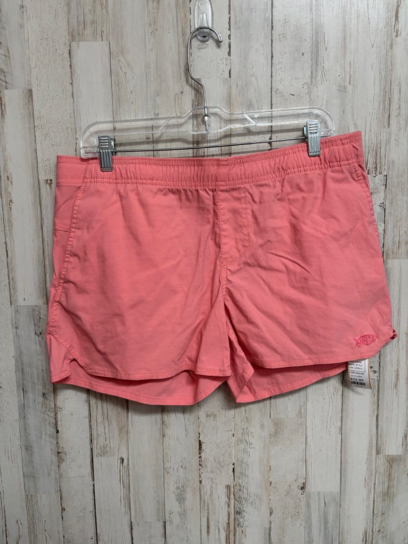 CORAL AFTCO LOGO SHORTS, LADIES L