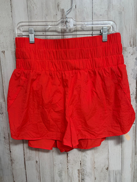 ORANGE TCEC HI WAIST SHORTS, LADIES L