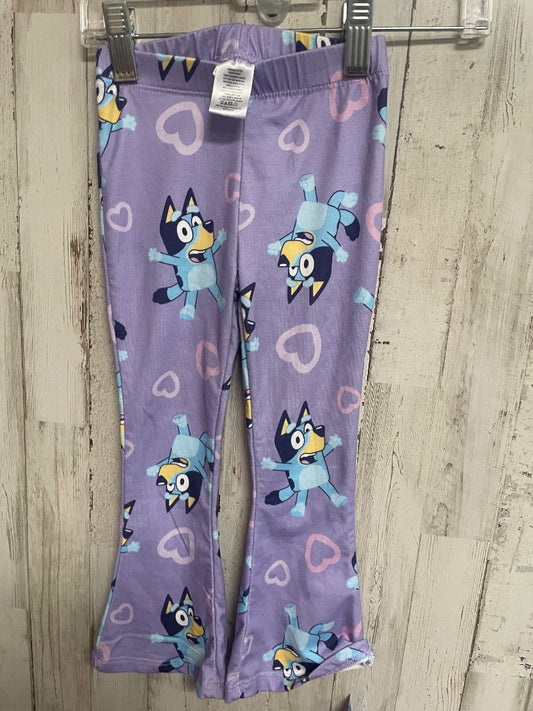 PURPLE  BLUEY FLARES, GIRL 2T