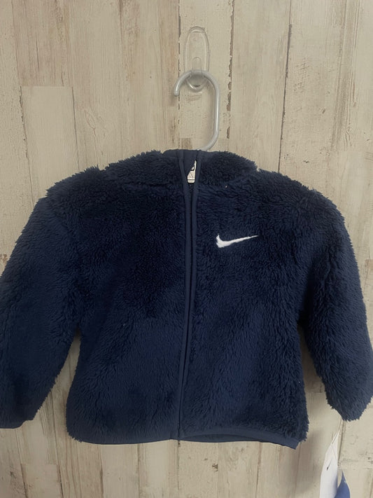 NAVY NIKE NEW SHERPA ZIP JACKET, BOY 12M