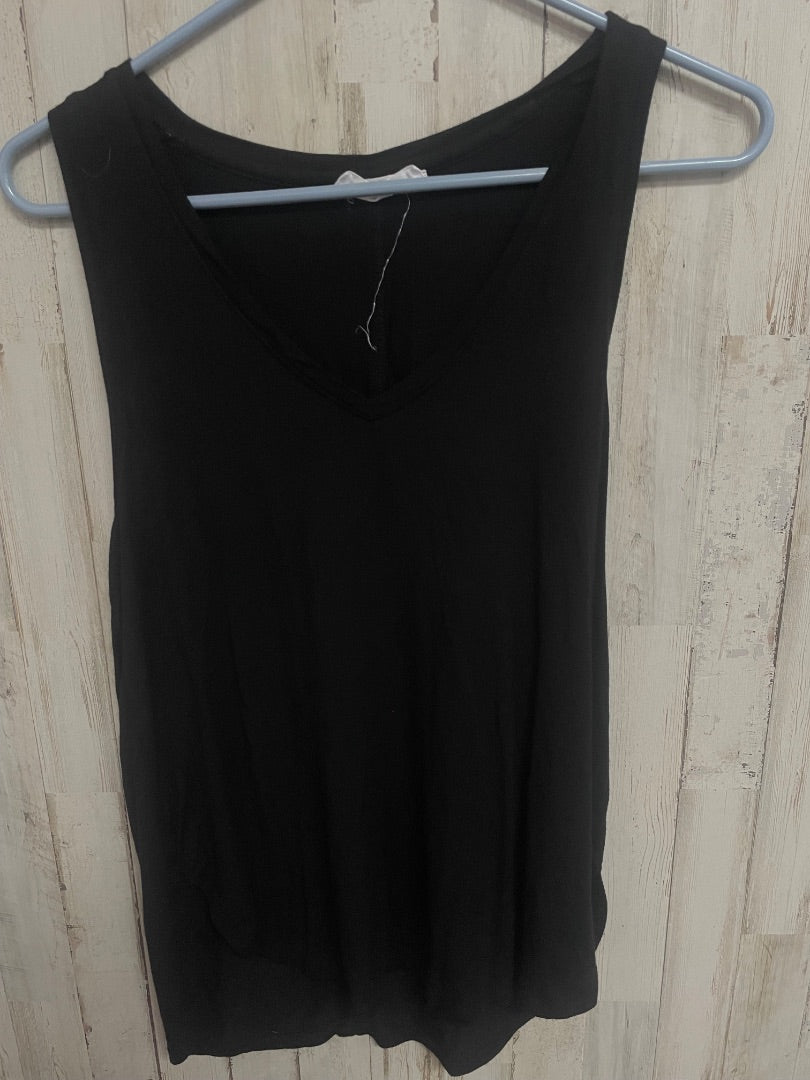 BLACK DOUBLE ZERO V NECK TANK, LADIES S