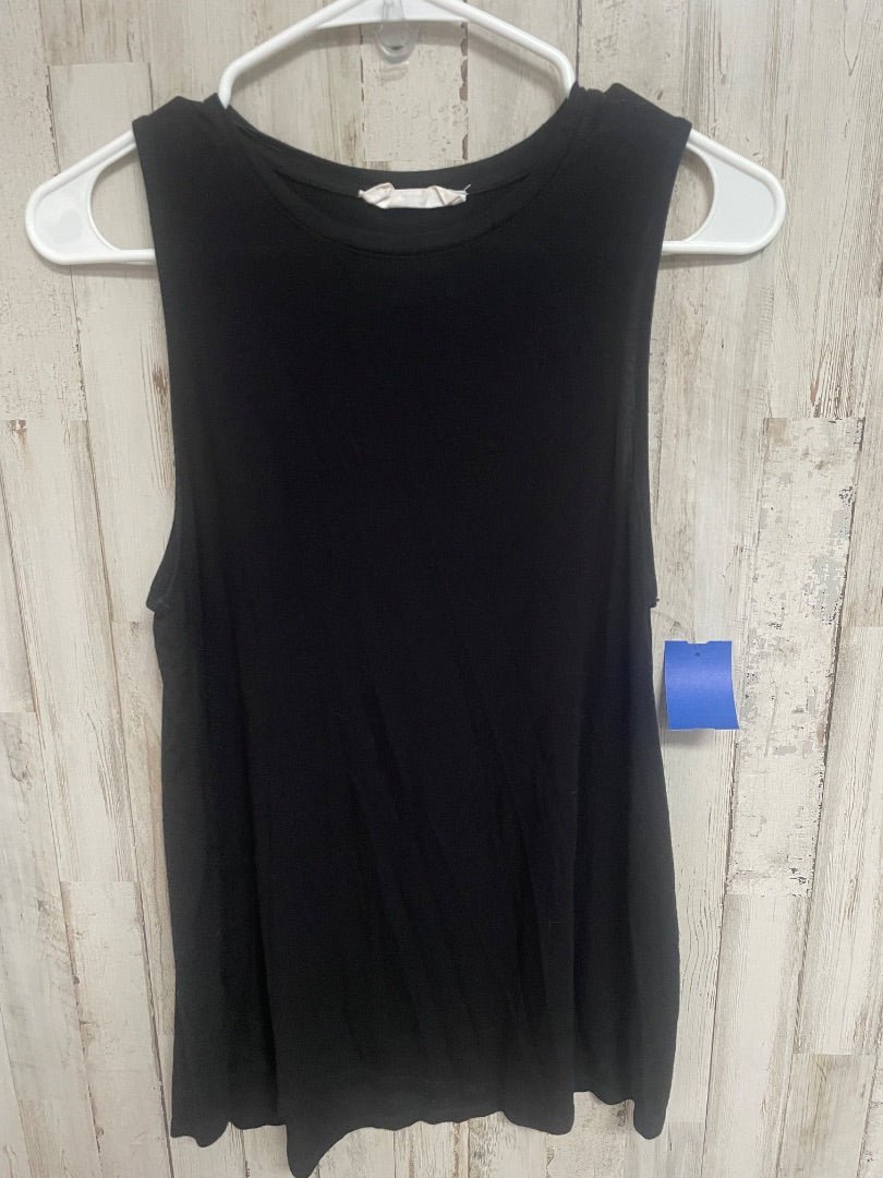 BLACK DOUBLE ZERO ROUND NECK TANK, LADIES S