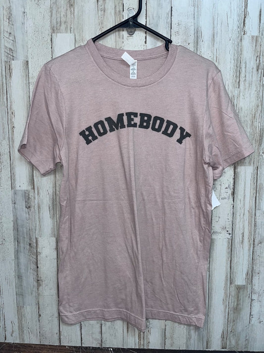 TAN BELLA + CANVAS HOMEBODY TEE, LADIES M