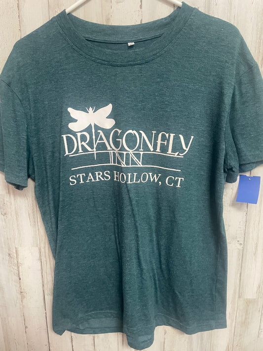 TEAL  DRAGONFLY INN TEE, LADIES M