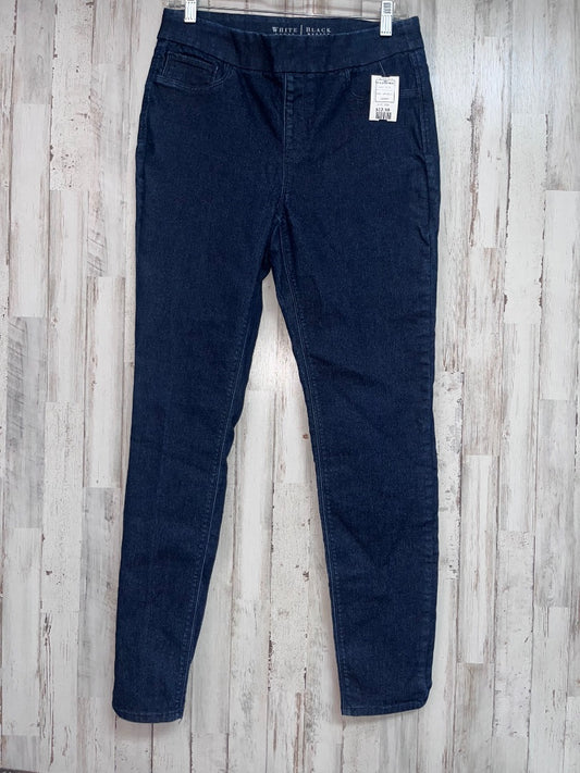 BLUE WHITE HOUSE BLACK MARKET SZ 6 JEGGINGS, LADIES M
