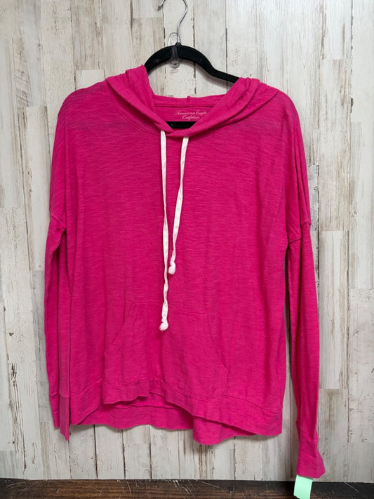 PINK AMERICAN EAGLE LIGHTWEIGHT HOODIE, LADIES M