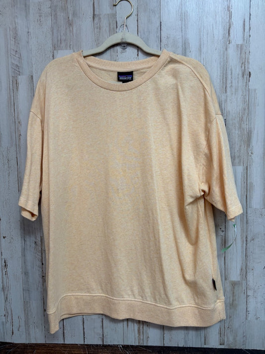 ORANGE PATAGONIA OVERSIZED TEE, LADIES L