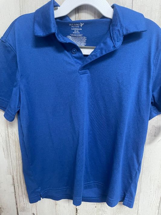 BLUE OLD NAVY POLO, BOY 5