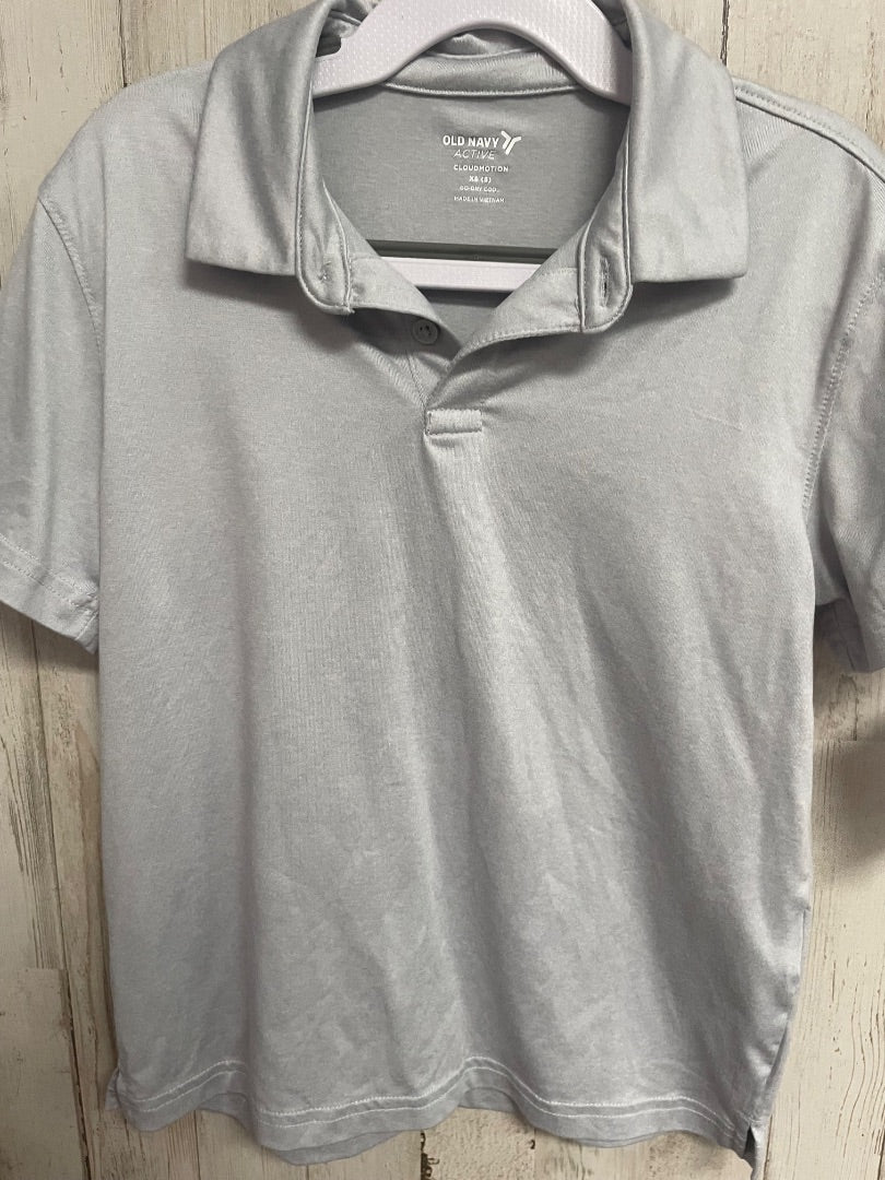 GREY OLD NAVY POLO, BOY 5