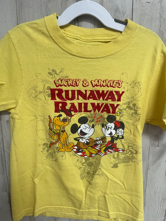 YELLOW DISNEY MICKEY TEE, BOY 5