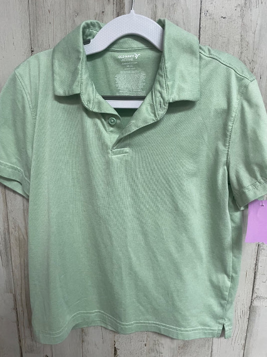 LIGHT GREEN OLD NAVY POLO, BOY 5