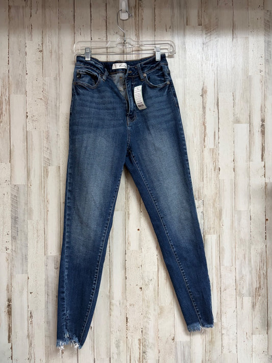 DENIM KANCAN SZ9 FRAY SKINNIES, LADIES M