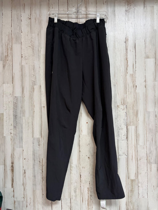 BLACK ADIDAS WINDBREAKER PANT, LADIES M