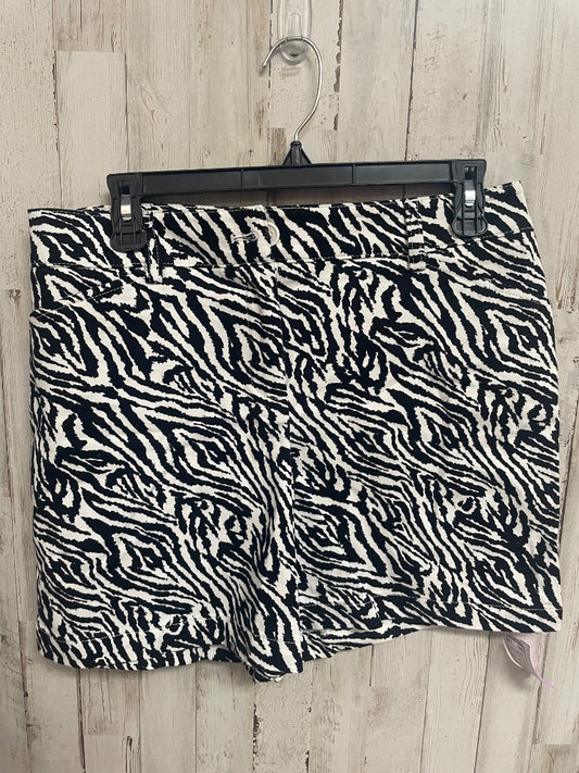 WHITE JONES NEW YORK SZ6 ZEBRA SHORTS, LADIES M