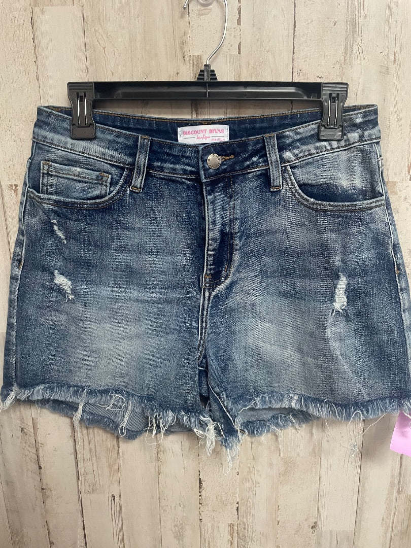 DENIM DISCOUNT DIVAS FRAY SHORTS, LADIES M