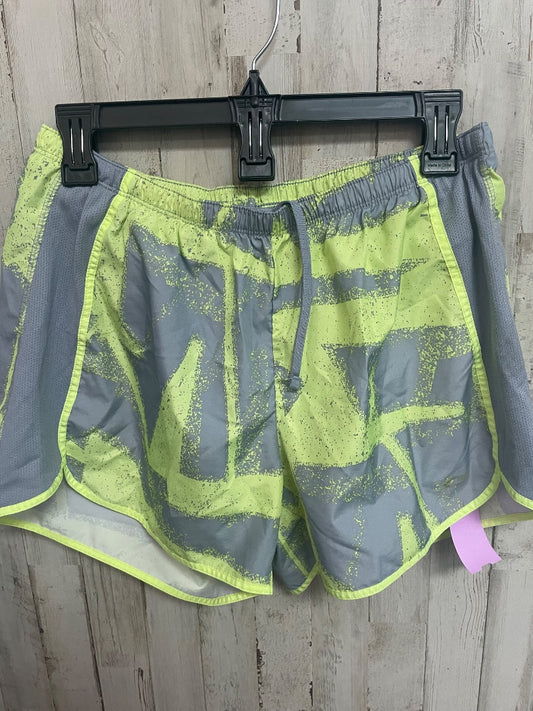 GREY ATHLETIC WORKS PRINTED ATHLETIC SHORTS, LADIES M