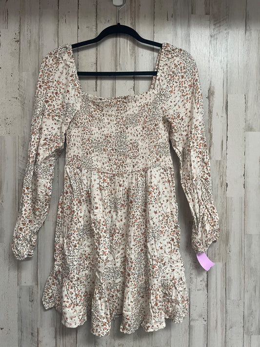 BEIGE ARIZONA FLORAL SMOCK DRESS, LADIES S