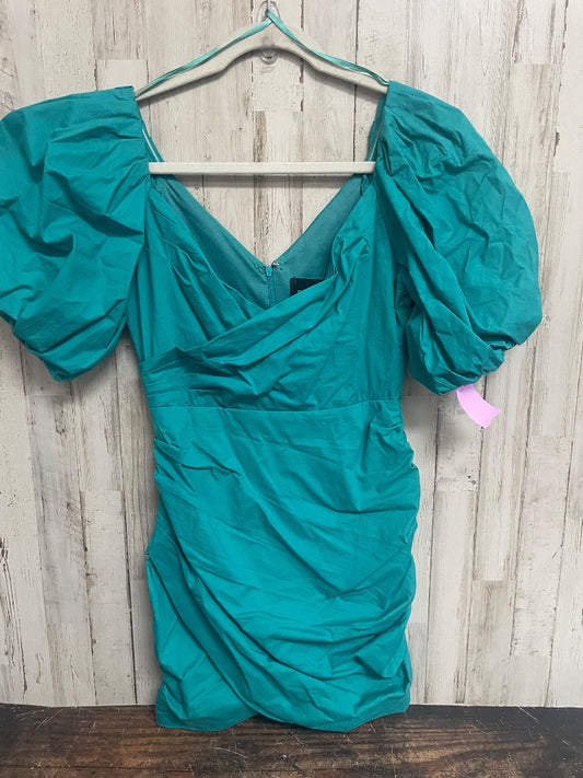 TEAL DO + BE PUFF DRESS, LADIES S