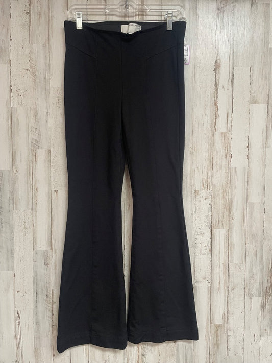 BLACK ANNE KLEIN SZ 4 PULL ON FLARE TROUSERS, LADIES S