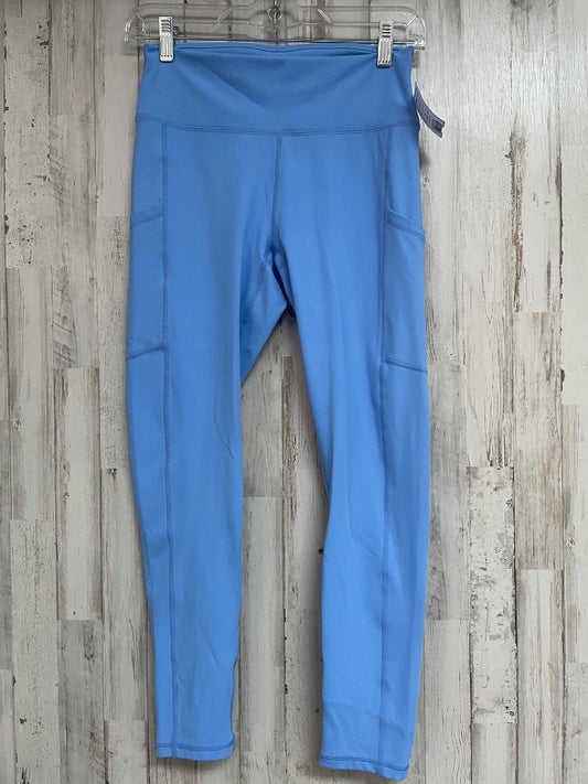 LIGHT BLUE FABLETICS LEGGINGS, LADIES M