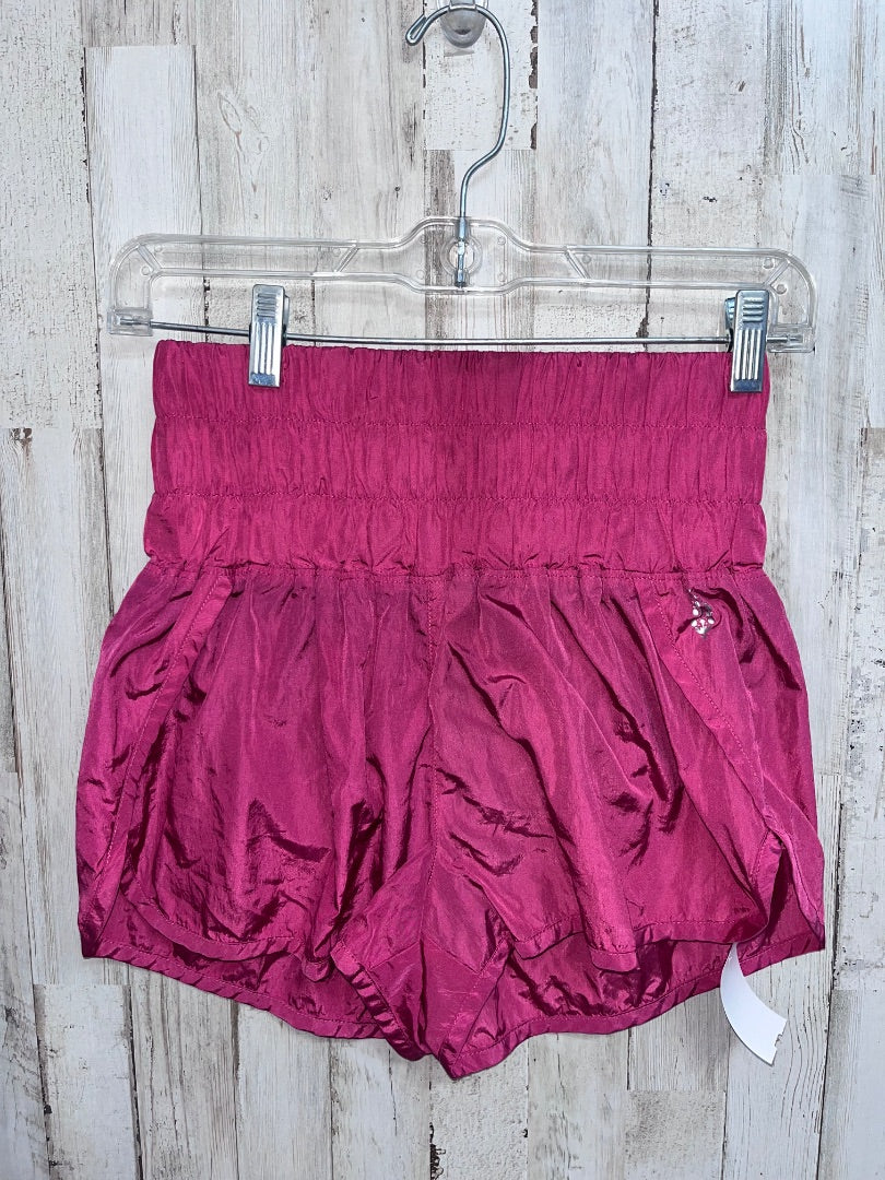 FUCHSIA FREE PEOPLE DRY FIT SHORTS, LADIES XS