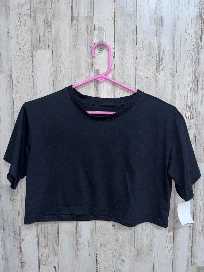 BLACK SHEIN CROP TEE, LADIES S