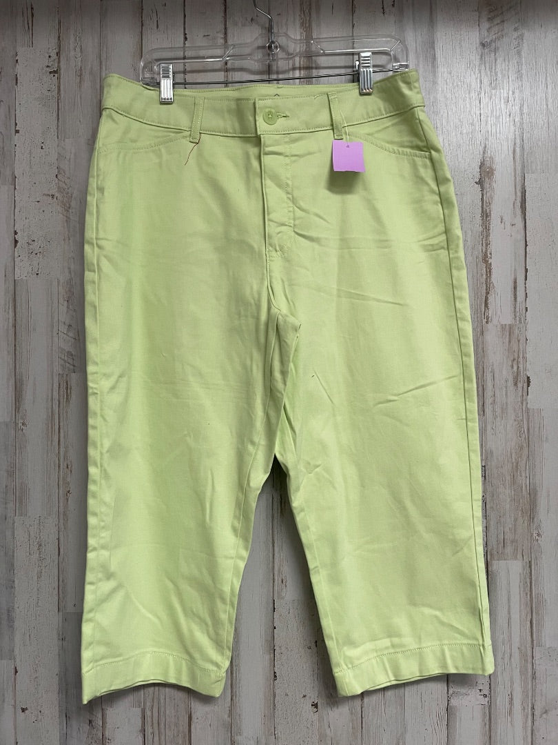 LIME ST JOHN BAY SZ 12 CAPRI PANTS, LADIES L
