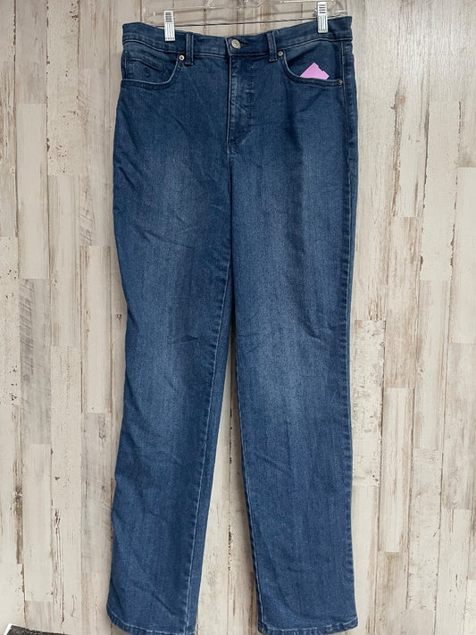 DENIM GLORIA VANDERBILT SZ 10 BOOTCUT JEANS, LADIES L