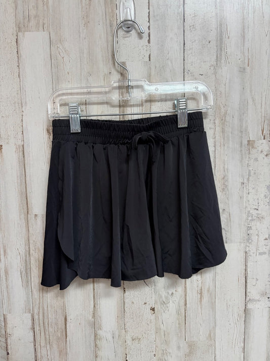 BLACK HIND FLUTTER SHORTS, GIRL 7/8